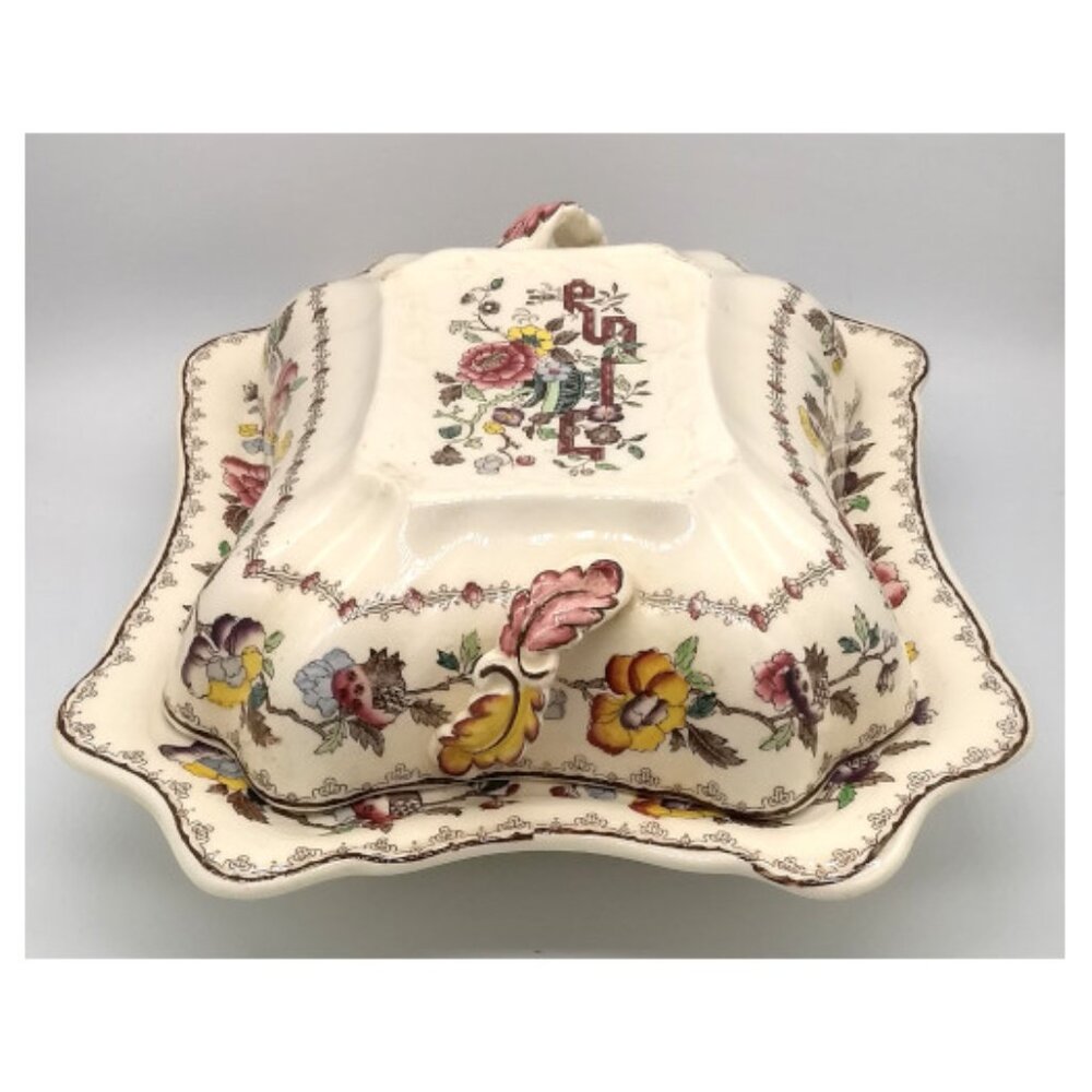 Mason's Ironstone Covered Serving Dish - Nabob